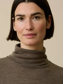 Grüne Erde Rollkragenshirt aus Bio Wolle, , M, GOTS