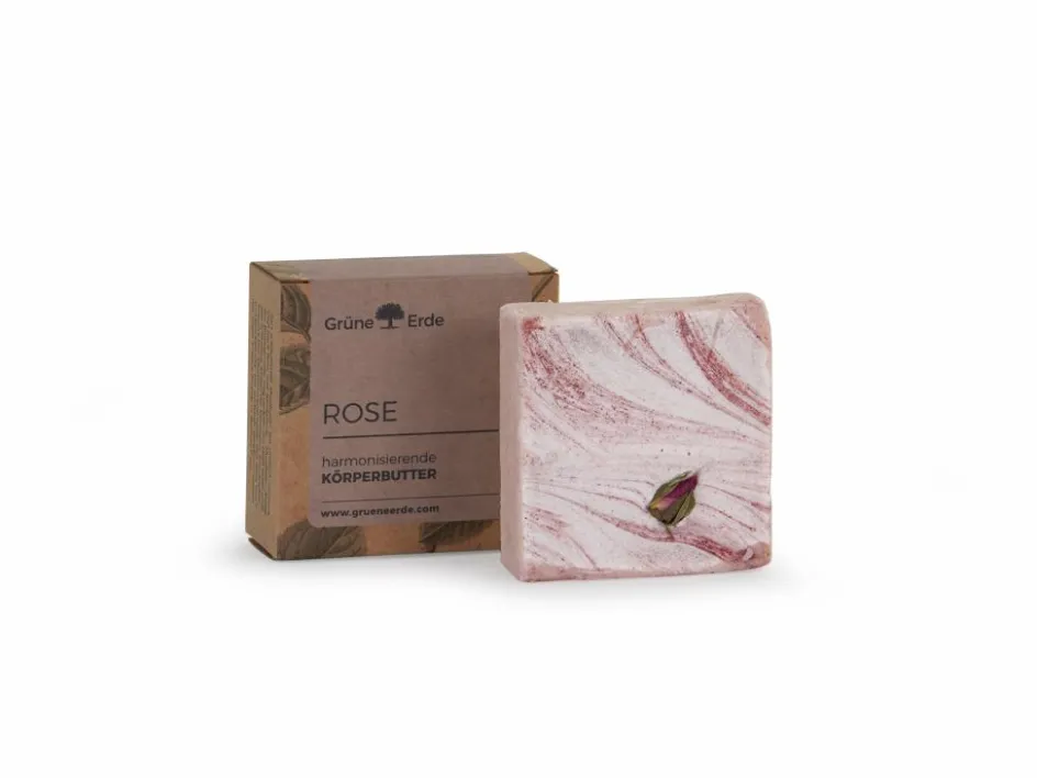 Grüne Erde ROSE harmonisierende Körperbutter 80 g