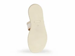 Grüne Erde Sandale aus Bio Leder, 13 natur, 38