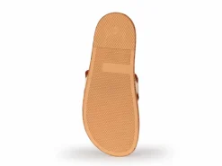 Grüne Erde Sandale aus Bio Leder und Textil, 23 kastanie, 38