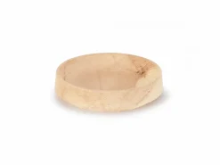 Grüne Erde Schale aus Zirbenholz, handgedrechselt, ø 23 cm