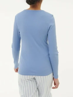 Grüne Erde Schlafshirt aus Bio-Baumwolle, S; GOTS