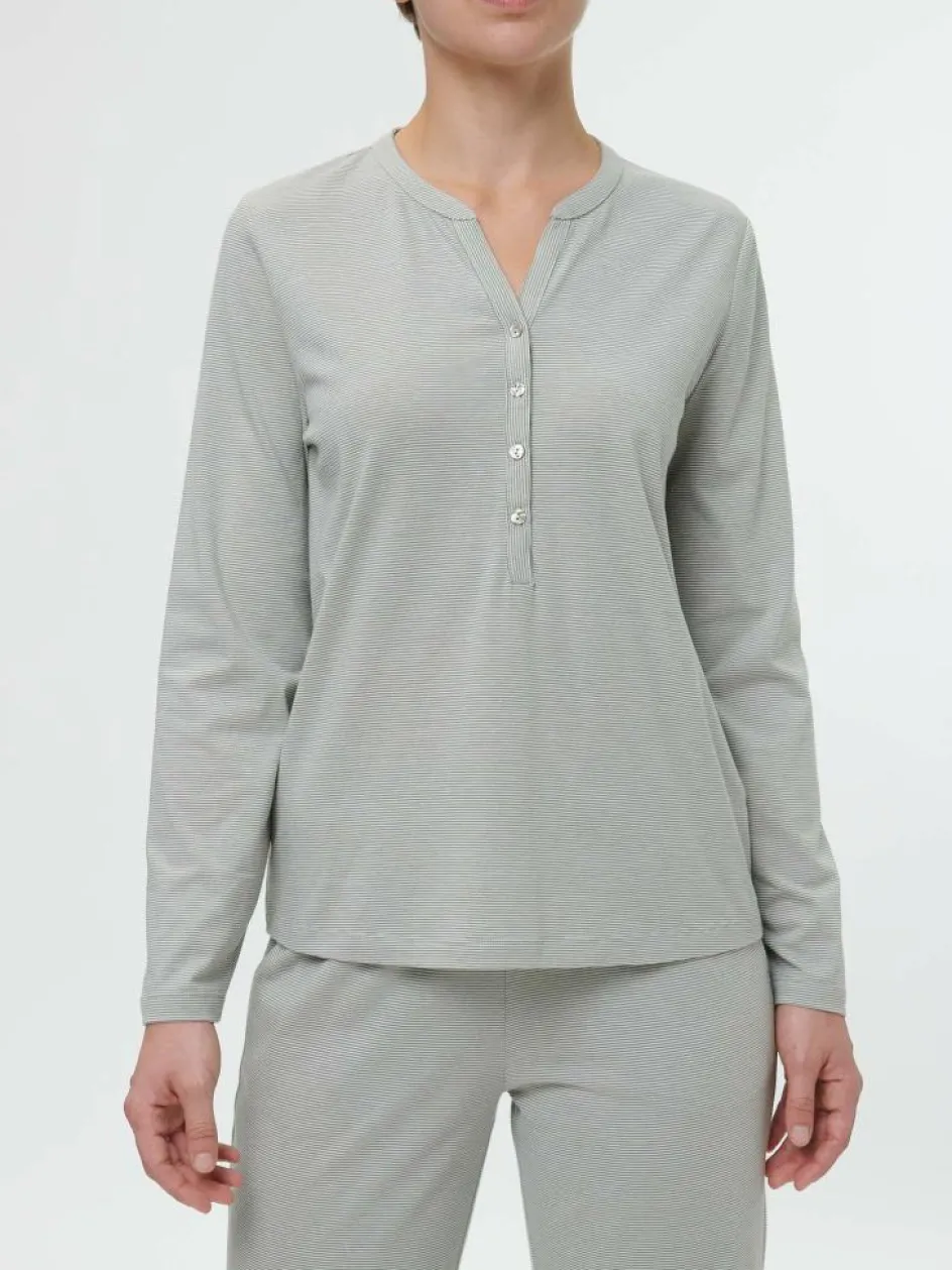 Grüne Erde Schlafshirt aus Bio-Baumwolle, , S, GOTS