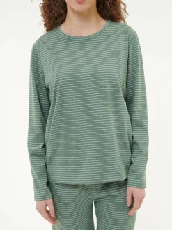 Grüne Erde Schlafshirt aus Bio-Baumwolle, , S, GOTS