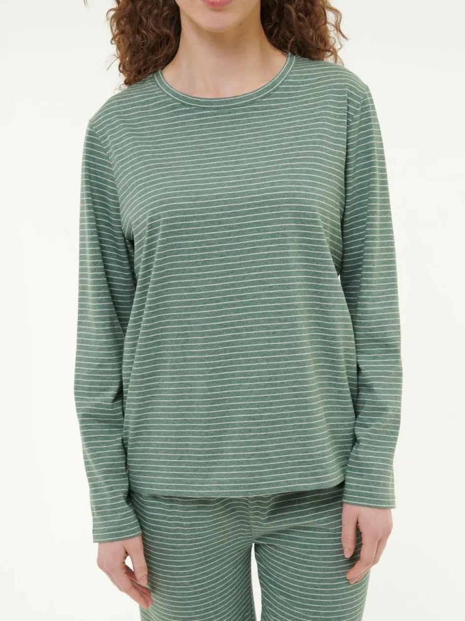 Grüne Erde Schlafshirt aus Bio-Baumwolle, , S, GOTS