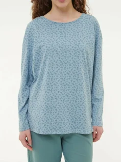 Grüne Erde Schlafshirt aus Bio-Baumwolle, , S, GOTS