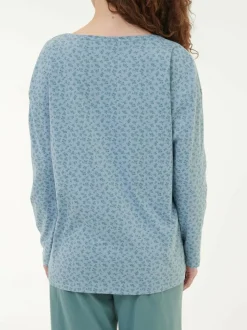 Grüne Erde Schlafshirt aus Bio-Baumwolle, , S, GOTS