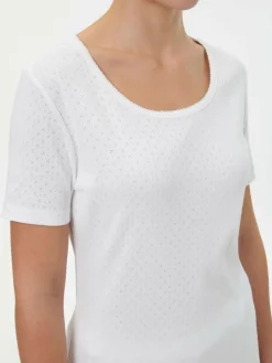 Grüne Erde Schlafshirt Kurzarm aus Bio-Baumwolle, , S, GOTS