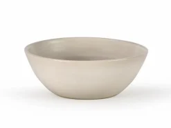 Grüne Erde Schälchen aus Keramik, weiß, rund, ca. ø 14,5 x 5,5 cm