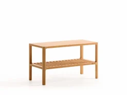 Grüne Erde Schuhregal Tenso, B 70 x T 33,4 x H 40 cm, 2 Fächer,