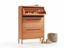 Grüne Erde Schuhschrank Tenso, 3 Klappen,