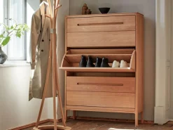 Grüne Erde Schuhschrank Tenso, 3 Klappen,