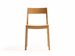 Grüne Erde Set: 2 Stk. Stuhl Karim, mit Holz-Sitzfläche,