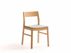 Grüne Erde Set: 2 Stk. Stuhl Karim, mit Holz-Sitzfläche,