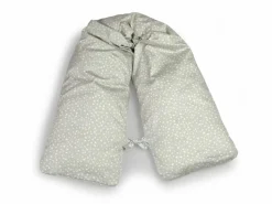 Kinder Grüne Erde Set: Still- und Seitenschläferkissen mit Überzug, Julie , 37 x 180 cm, Überzug: 100 % Baumwolle, Füllung: 100 % Schurwolle (Schaf), GOTS