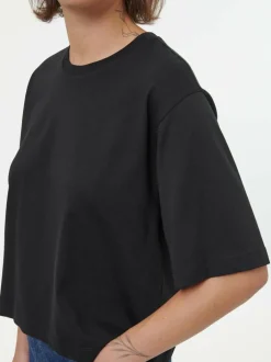 Grüne Erde Shirt aus Bio Baumwolle, 01 schwarz, S, GOTS