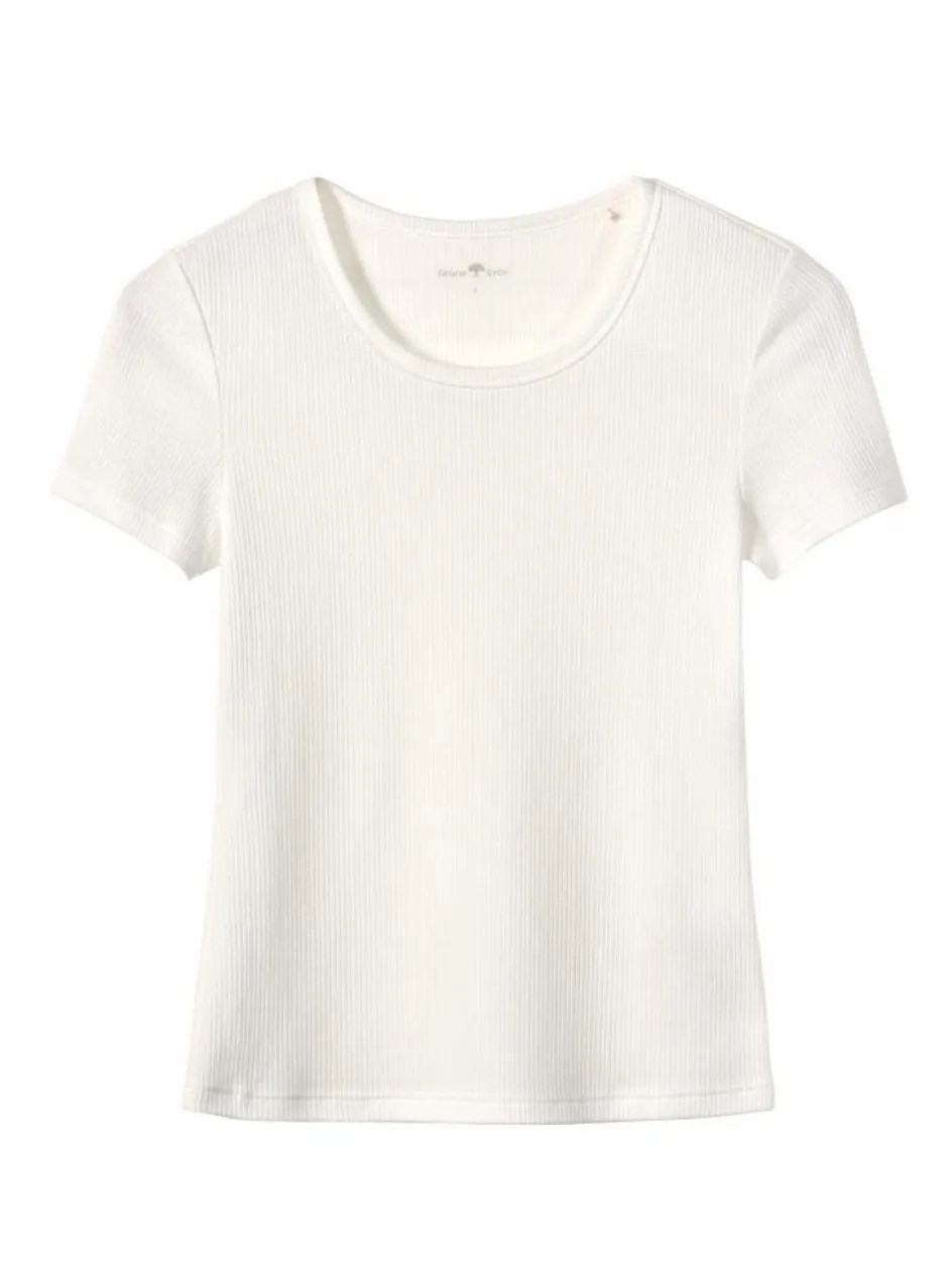 Grüne Erde Shirt aus Bio-Baumwolle, 11 weiß, S, GOTS