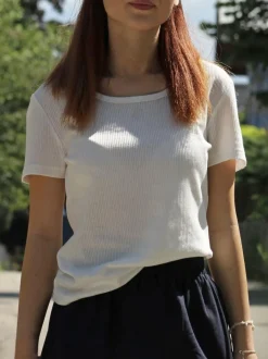 Grüne Erde Shirt aus Bio-Baumwolle, 11 weiß, S, GOTS