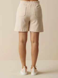 Grüne Erde Short aus Bio Baumwolle/Hanf, 22 light apricot, 36, GOTS