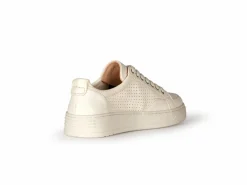 Grüne Erde Sneaker aus Bio Leder, 12 offwhite, 37