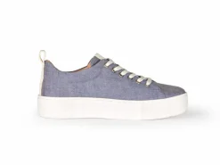 Grüne Erde Sneaker aus Bio Leder/Leinen, , 38