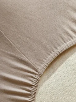 Grüne Erde Spannleintuch ALIZA, , 90/100 x 200/220 x 22/28 cm, 97 % Baumwolle/3 % Elasthan, Jersey, GOTS, VEGAN