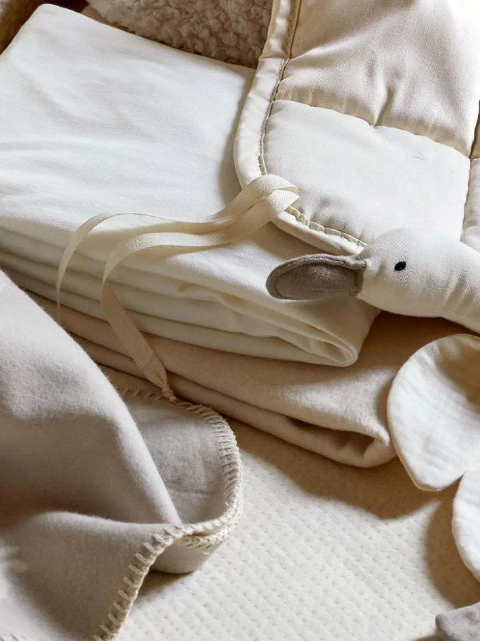 Kinder Grüne Erde Spannleintuch Jersey, natur, 70 x 160 x 8 cm, 96 % Baumwolle/4 % Elasthan, GOTS