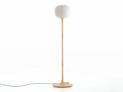 Grüne Erde Stehleuchte Tando inkl. Leuchtmittel, Buche