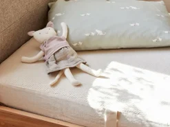 Kinder Grüne Erde Sternenwölkchen, Baby- und Kleinkindermatratze, 70 x 140 cm, GOTS, VEGAN