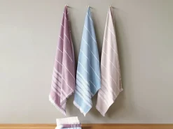 Grüne Erde Strand- und Saunatuch mit Fransen, , 90 x 200 cm, 100 % Baumwolle, GOTS