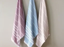 Grüne Erde Strand- und Saunatuch mit Fransen, , 90 x 200 cm, 100 % Baumwolle, GOTS