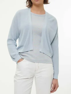 Grüne Erde Strickjacke aus Bio-Baumwolle, 93 himmelblau, S, GOTS