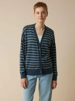 Grüne Erde Strickjacke aus Bio-Baumwolle, , S, GOTS