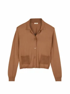 Grüne Erde Strickjacke aus Bio-Baumwolle, , S, GOTS