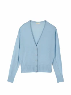 Grüne Erde Strickjacke aus Bio-Wolle, , S, GOTS