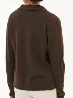 Grüne Erde Strickjacke aus Yakwolle, , S