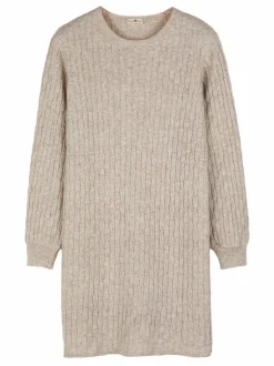 Grüne Erde Strickkleid aus Bio-Baumwolle und Wolle, , XL, GOTS