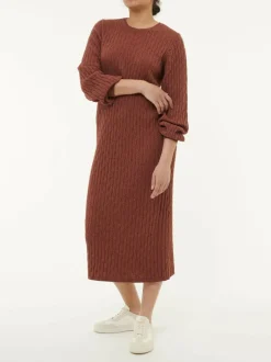 Grüne Erde Strickkleid aus Bio-Baumwolle und Wolle, , S, GOTS