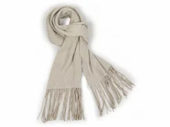 Grüne Erde Strickschal aus Bio-Baumwolle und Wolle, 15 stein melange, one size, GOTS