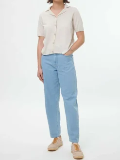 Grüne Erde Strickshirt aus Bio-Baumwolle, 14 natur melange, S, GOTS