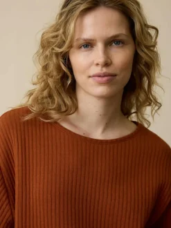 Grüne Erde Sweatshirt aus Bio-Baumwolle, 22 kastanie, XL, GOTS