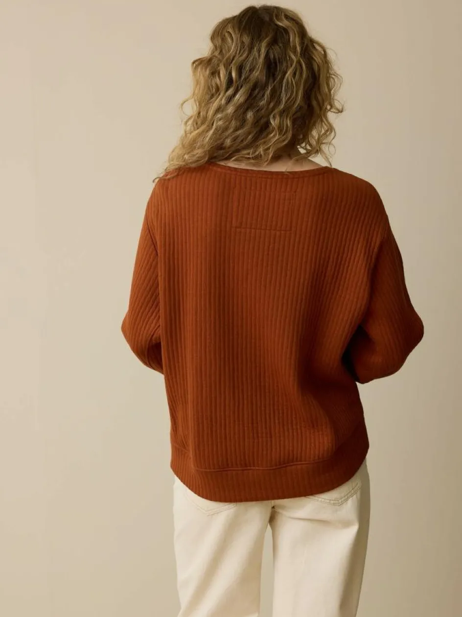 Grüne Erde Sweatshirt aus Bio-Baumwolle, 22 kastanie, XL, GOTS