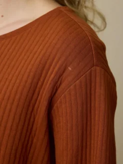 Grüne Erde Sweatshirt aus Bio-Baumwolle, 22 kastanie, XL, GOTS