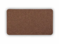 Grüne Erde Tischauflage aus Wollfilz, braun, 70 x 40 cm