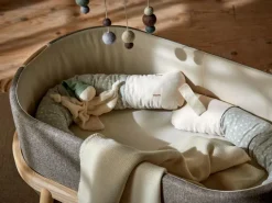 Kinder Grüne Erde Wickel- und Puckdecke Lola, natur, 80 x 95 cm, 100 % Schurwolle (Merino), Schurwolle kbT