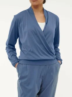 Grüne Erde Wickelshirt aus Bio Baumwolle, , S, GOTS