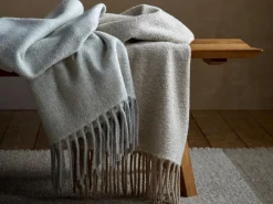 Grüne Erde Wohndecke Nova, , 130 x 200 cm, 50 % Alpakawolle/50 % Schurwolle (Schaf), Schurwolle kbT