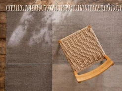 Grüne Erde Wollteppich Kelim Mata, , 70 x 140 cm