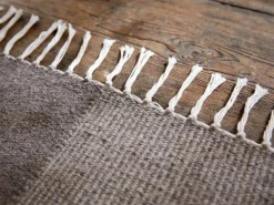 Grüne Erde Wollteppich Kelim Mata, , 70 x 140 cm