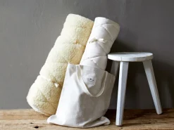 Grüne Erde Yogamatte, natur, 75 x 200 cm, 100 % Baumwolle, Vorder- und Rückseite teilweise beschichtet, GOTS